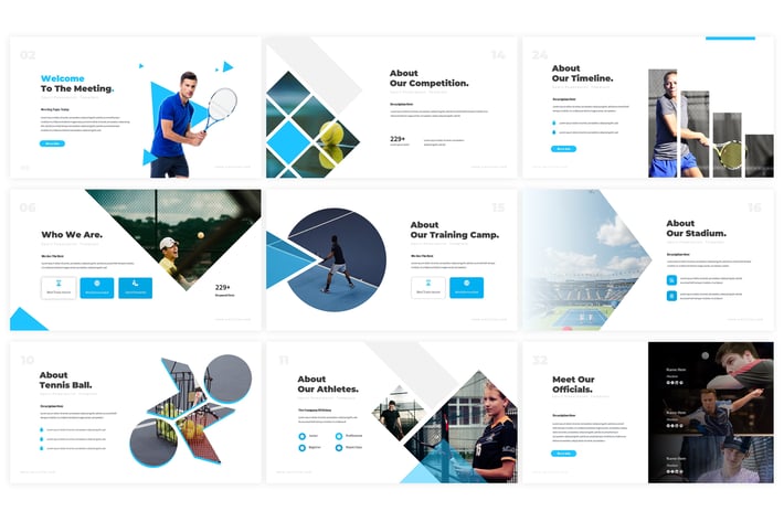 Tennice Powerpoint Template