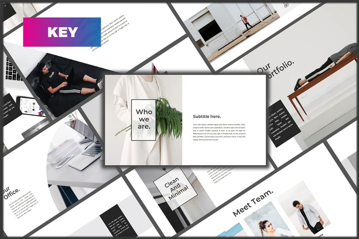 Lunox Beautiful Creative Minimal Keynote Template