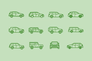12 SUV Icons