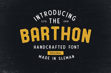 Barthon Typeface Combo (7Fonts)!