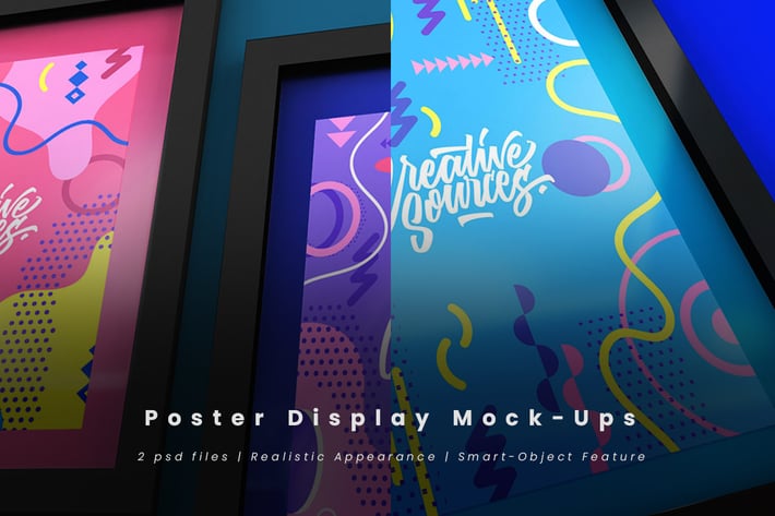 Poster Display Mock-Ups