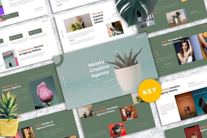 Moistu - Creative Keynote Templates