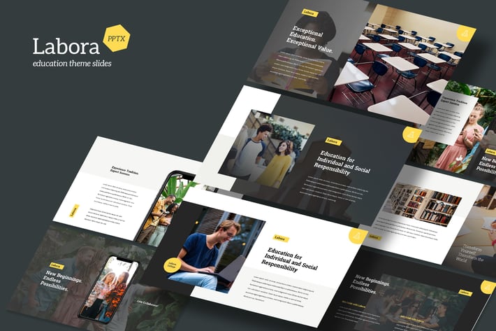 Labora - Education Theme Powerpoint Template