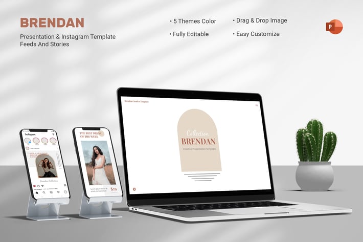 Brendan - Powerpoint & Instagram Template
