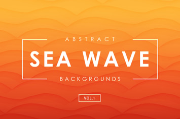 Sea Wave Abstract Backgrounds Vol.1