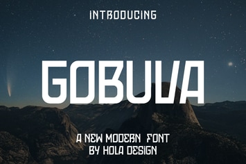 Gobuva - Modern Font