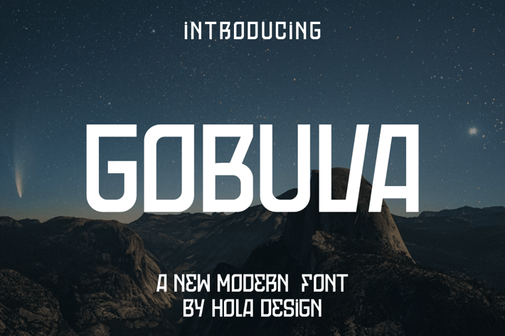Gobuva - Modern Font