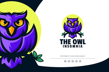 Owl Mascot Logo
