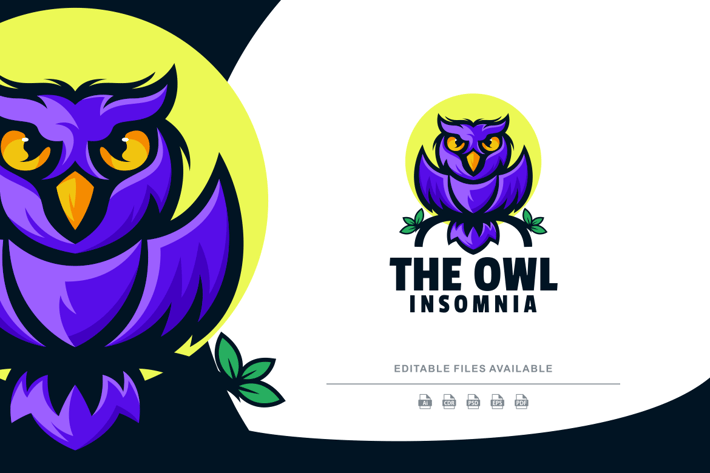 Owl Mascot Logo