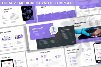 Cora V - Medical Keynote Template