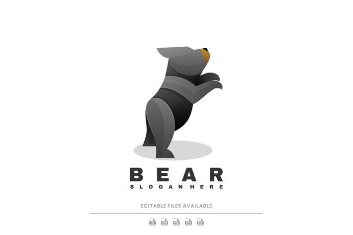 Bear Gradient Logo