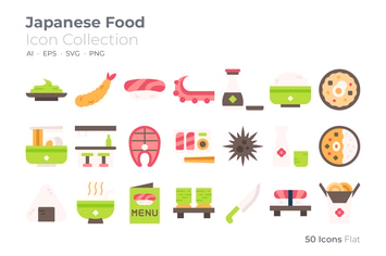 Japanese Food Color Icon