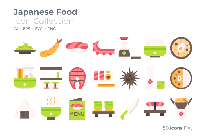 Japanese Food Color Icon
