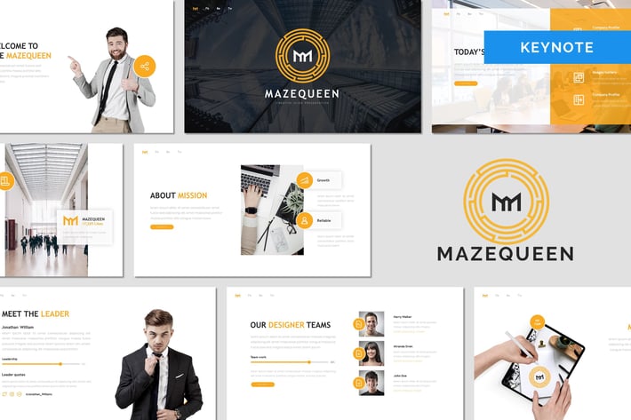 Mazequeen - Business Keynote Template