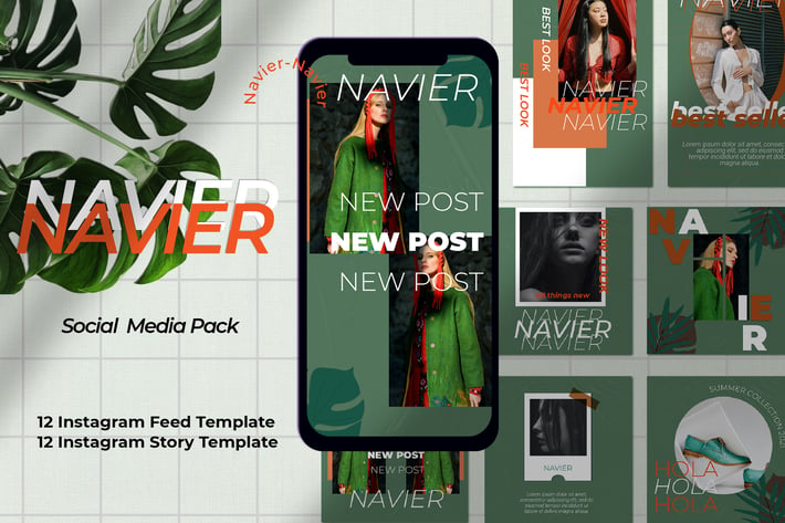 NAVIER 2 Instagram Template