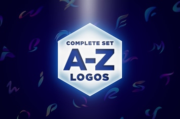 Modern Vivid Alphabet Logos