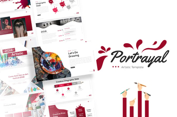 Portrayal - Artistic PowerPoint Template
