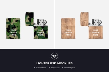 Lighter PSD Mockup