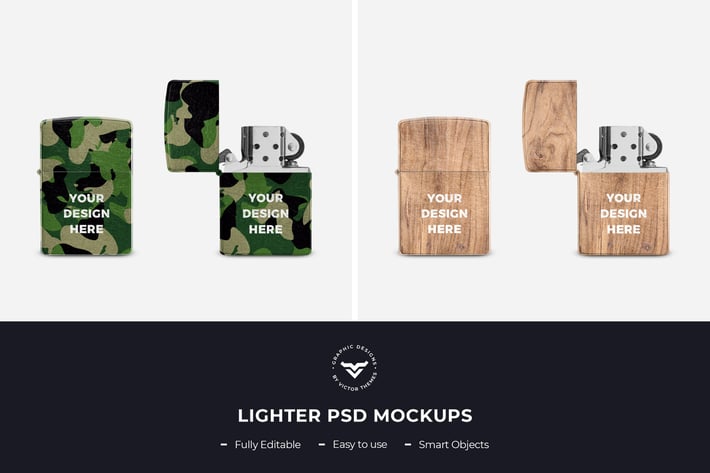 Lighter PSD Mockup