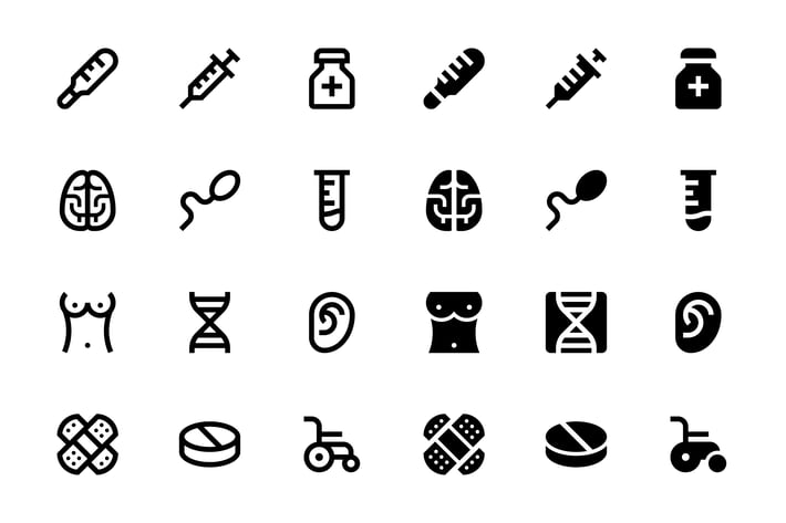 48 Medicine Icons