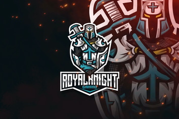 Royal Knight Esport Logo Template
