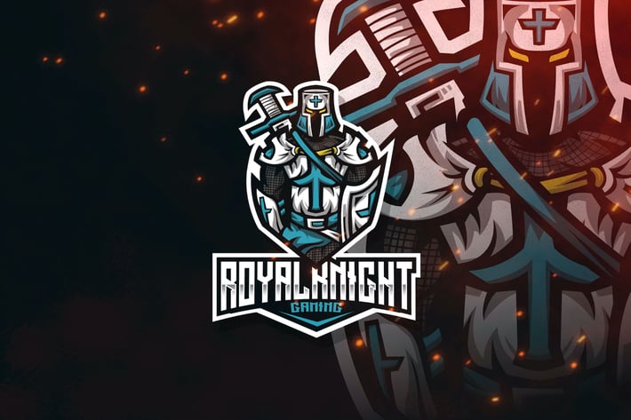 Royal Knight Esport Logo Template