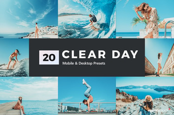 20 Clear Day Lightroom Presets and LUTs
