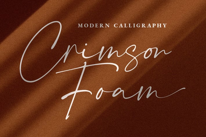 Crimson Foam // Logo Chic Stylish.