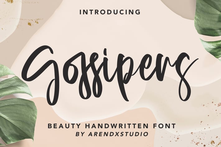 Gossipers - Handwritten Font