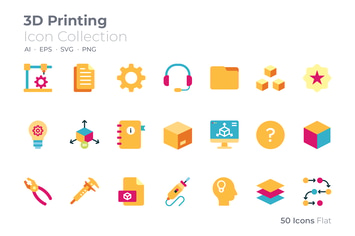 3D Printing Color Icon