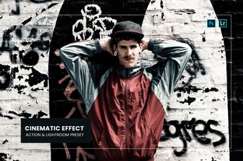 Cinematic Effect Action & Lightroom Preset
