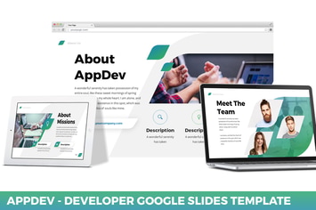 AppDev - Developer Google Slides Template