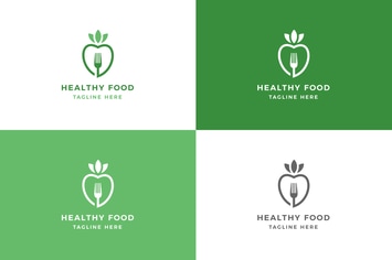 Healthy Food - Logo Template