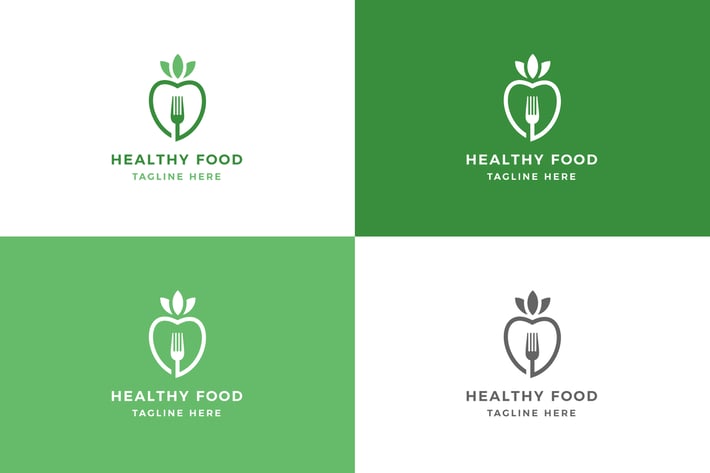 Healthy Food - Logo Template