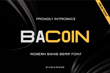 Bacoin - Modern Sans Serif Font