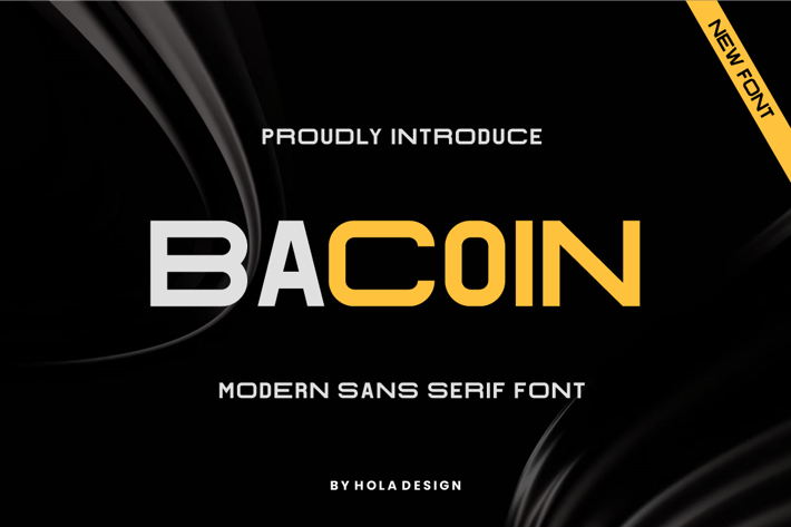 Bacoin - Modern Sans Serif Font