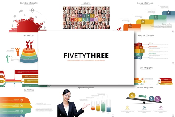 Fifty 3 - Powerpoint Template