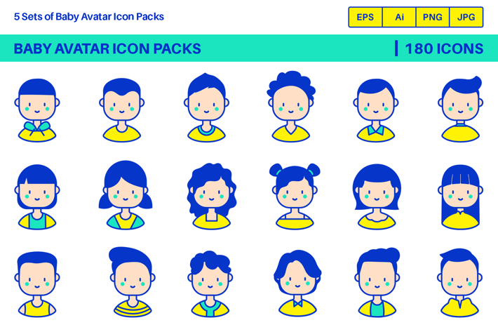 Baby Avatar Icon Packs