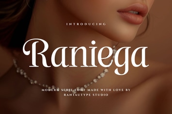 Raniega Modern Display Serif Font