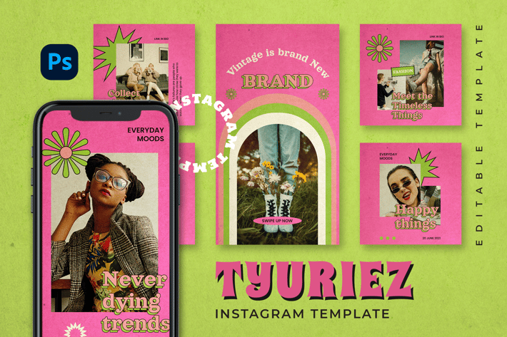 Tyuriez - Retro Instagram Stories and Post
