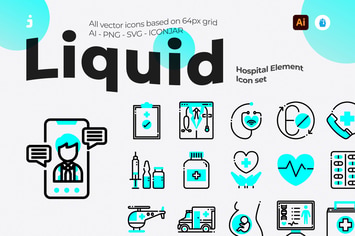 30 Hospital Icons