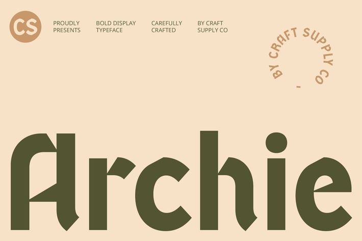 CS Archie – Blackletter Font