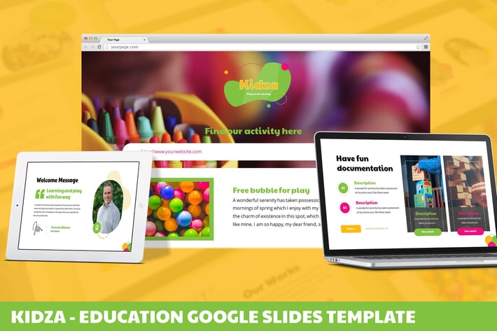 Kidza - Education Google Slides Template