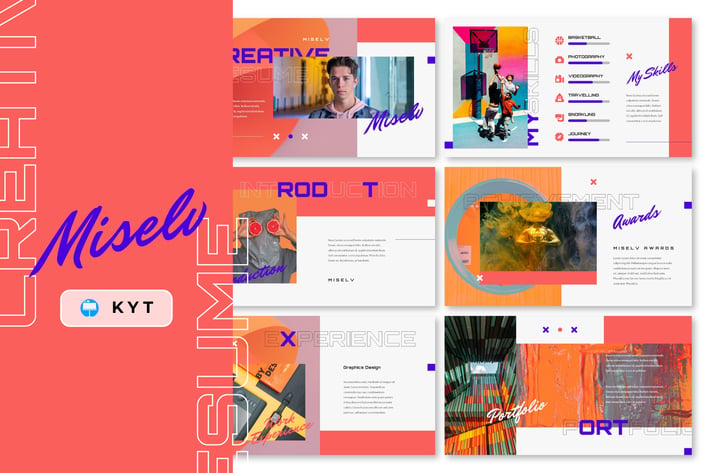 MISELV - Creative Resume Keynote Template