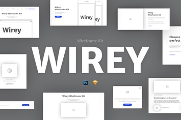 Wirey Wireframe Kit 