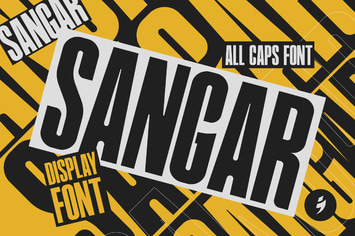 Sangar - Sporty Display Font
