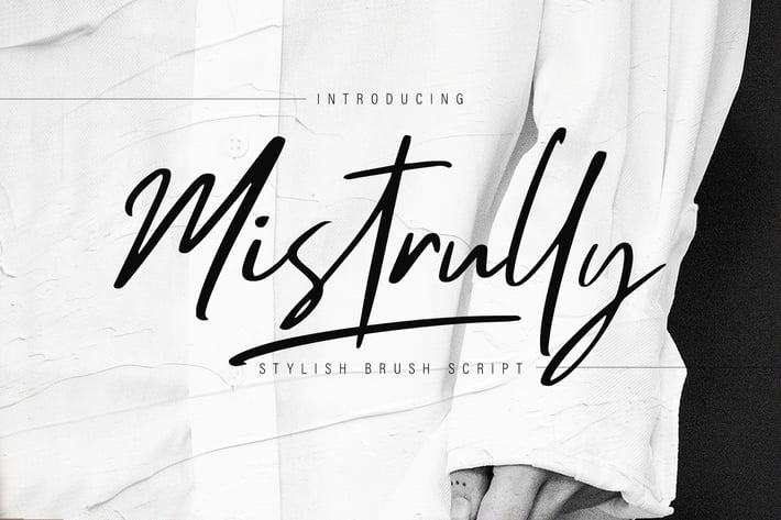 Mistrully Brush Business Font