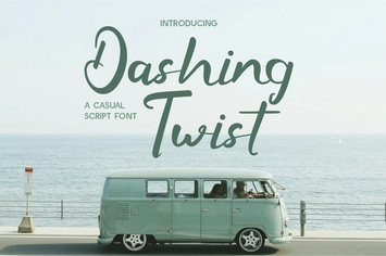 Dashing Twist - Modern Script