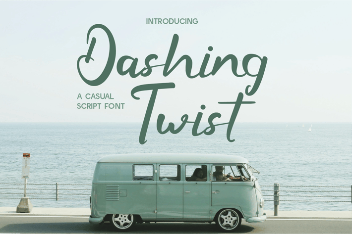 Dashing Twist - Modern Script