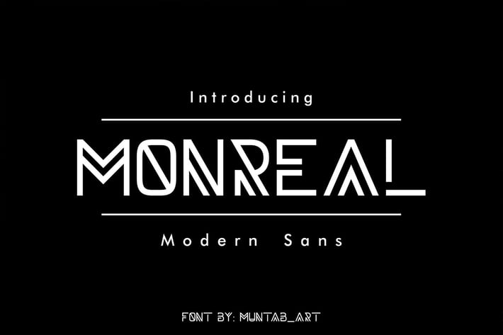 Monreal | Modern Font